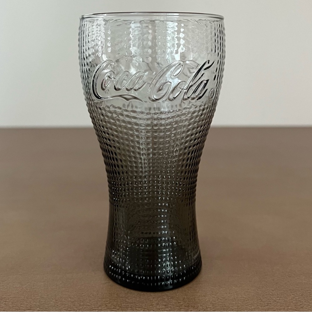 Black Ombré Coca Cola Glass